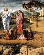 BELLINI, Giovanni Transfiguration of Christ (detail)  ytt Germany oil painting reproduction